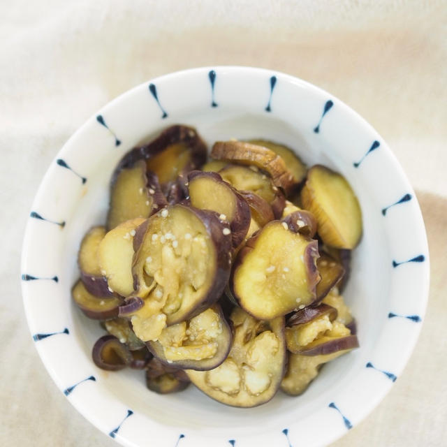 すぐに食べたい時に…レンジで１発！ナスのわさび醤油和え♡＊食べ痩せ＊