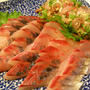久々に鯵が釣れた！刺し身とタタキで、日本酒。