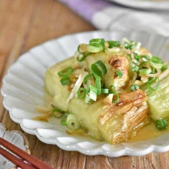 【なす消費レシピ】薬味がたっぷり！！暑い時期に冷やして食べよう　薬味たっぷり焼きなすの作り方
