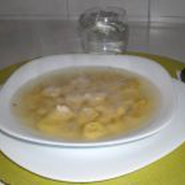 ビ－フスープ １-　BRODO DI MANZO