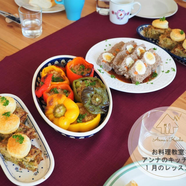 筋肉痛の話。1月18日のお料理教室レポ♡