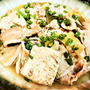 【レシピ】２ステップ！切って、レンチン！【簡単・楽ちん！豚バラ肉豆腐】#ほっこり#優しい味#煮物