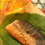 鮭の柚庵焼きと砂肝のタプナードオイル漬け