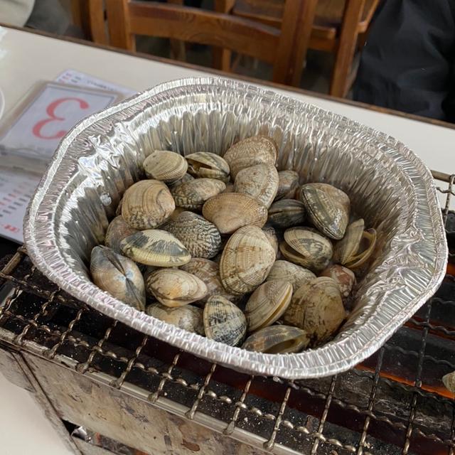 潮干狩り。