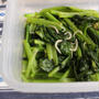 レンジで小松菜とじゃこのナムル。簡単つくりおき常備菜レシピ。