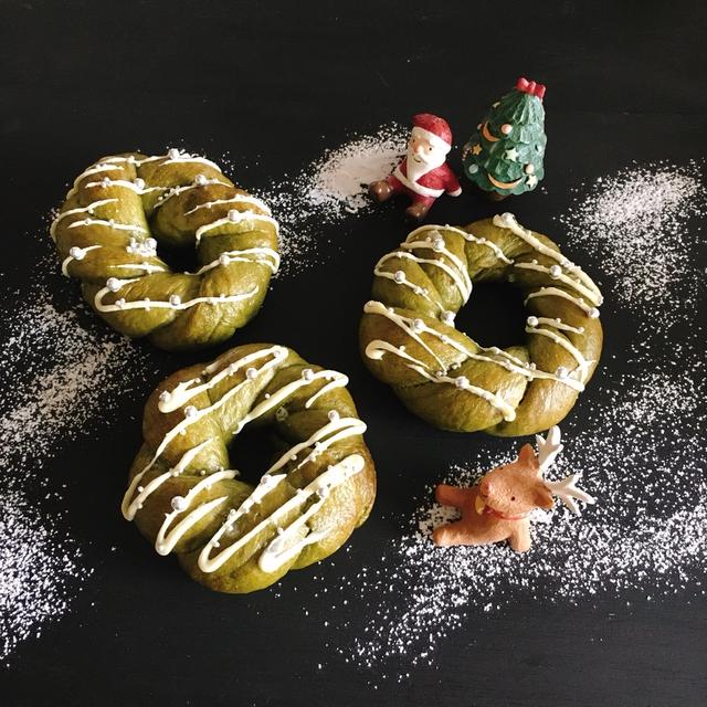クリスマスリースベーグル