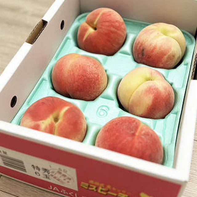 福島の桃で・・・桃カプレーゼ♫　桃の冷製パスタ♫　桃のスープ♫
