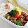 今日の弁当：【レンチン明太子】の作り方と【フライパン複数おかずの同時調理】の様子とコツ