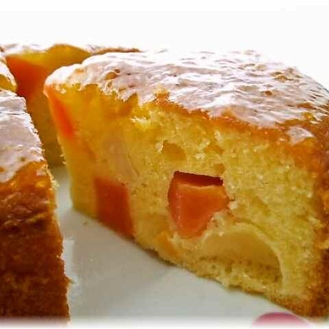 トロピカルフルーツ缶でカラフルフルーツケーキ　レシピ