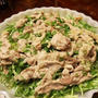 うどんの出汁で簡単に♪豚肉と水菜のレンジ蒸し