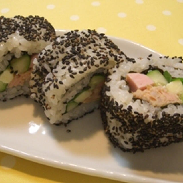 YOME×鬼嫁　presented by 明治北海道十勝の裏巻き作ってみました！！