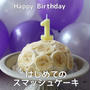 【1歳スマッシュケーキ】1歳誕生日と熱中症