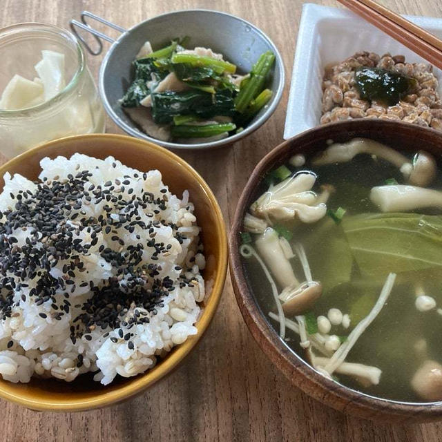 地味飯最高♪