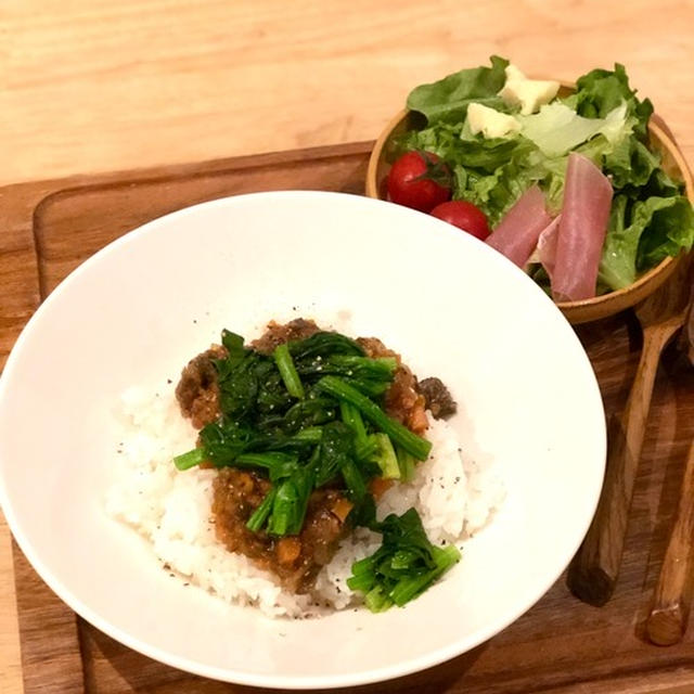 【 お裾分け鹿肉のシチューが絶品でした 】