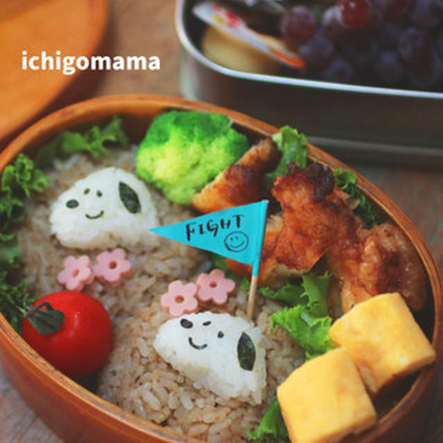 スヌーピー弁当な体育祭弁当