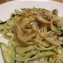 白えびとズッキーニのパスタ