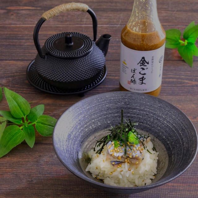 お刺身さんまのごまだれ丼