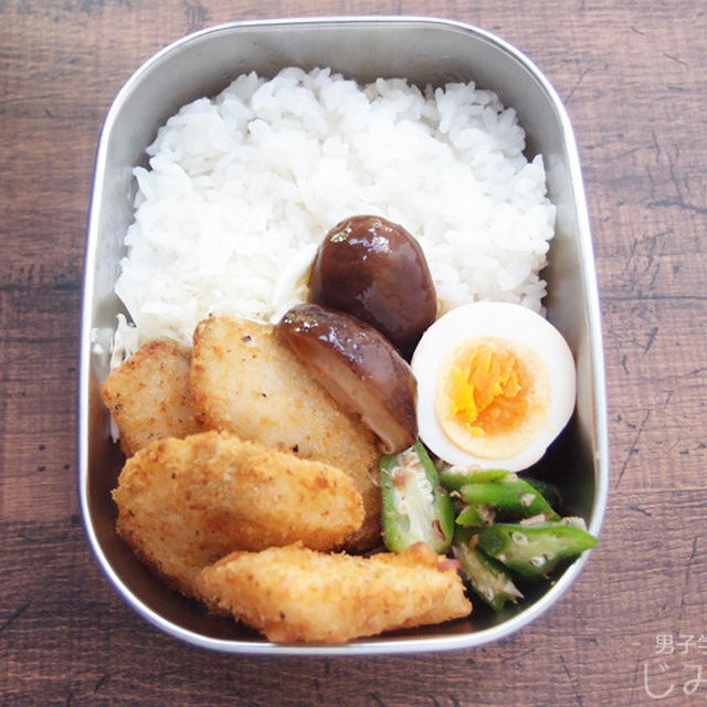 【地味弁】タラフライ弁当と、飯尾ナンバー１