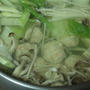 鶏団子de湯豆腐