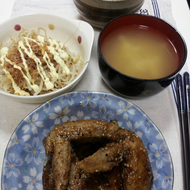 2012/10/10の晩ごはん。
