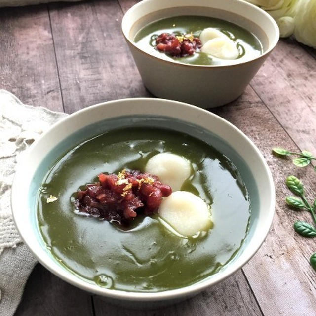 明日は抹茶の日！「3ステップで作れる抹茶しるこ」素敵アイディアです！