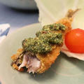 ★入梅イワシで梅胡麻フライ・#本日のおうちごはん