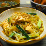 鶏肉ともやしの中華和え!!
