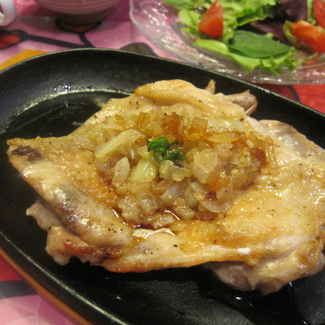 サイゼリアの味をご家庭で〜黒帯さん＾＾アレンジチキンステーキディアボラ風レシピ