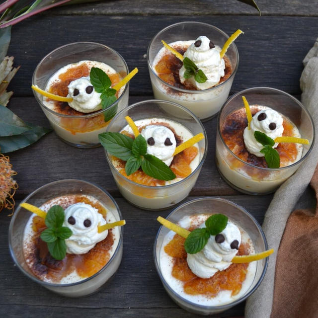 Halloween Orange Parfait ハロウィーンのオレンジパフェ