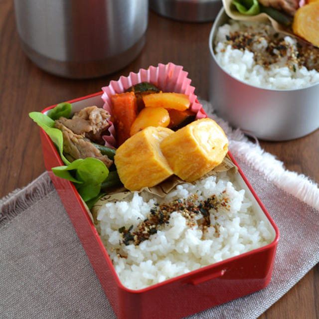 今日のお弁当。（臨時休校で春休み先取り弁）