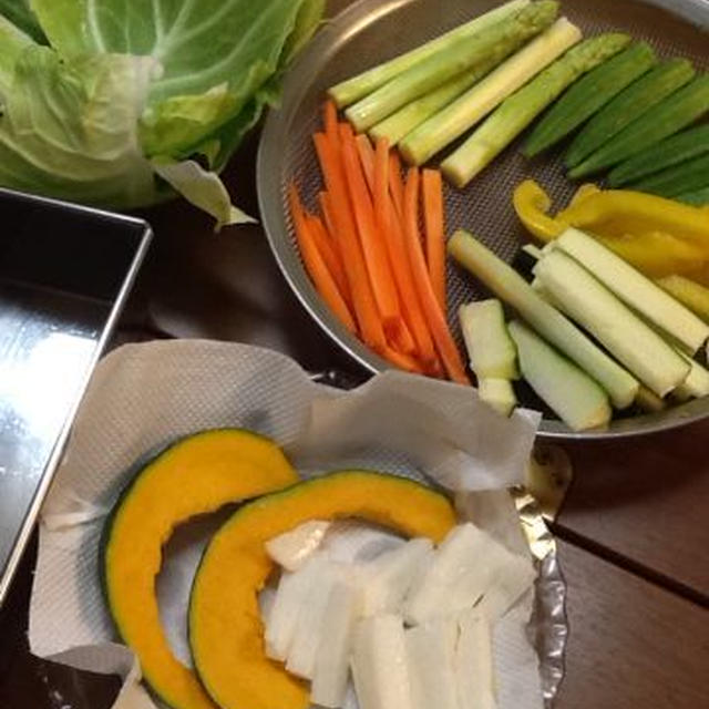 夏野菜のゼリー寄せの詰め方を試行錯誤する
