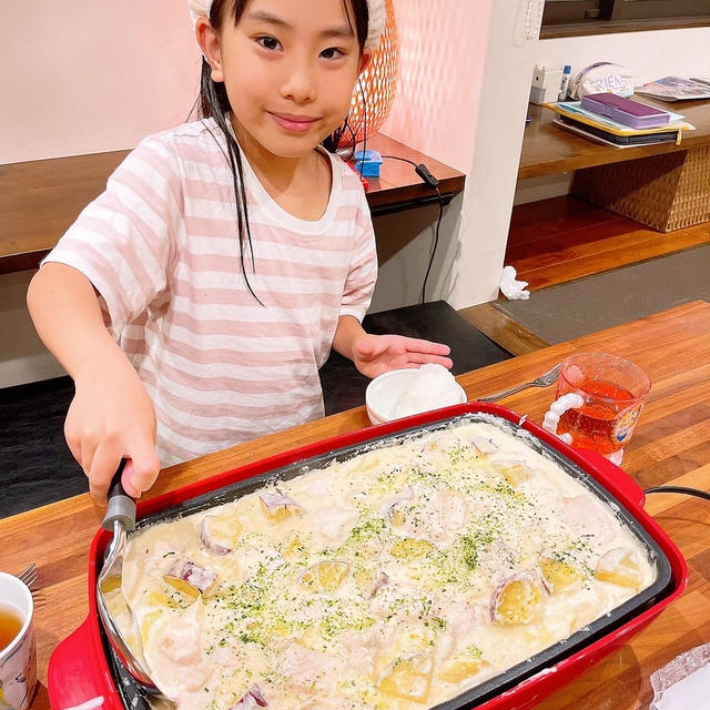 鶏むね肉でシュクメルリです！！