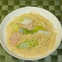 長ネギのクリームパスタ