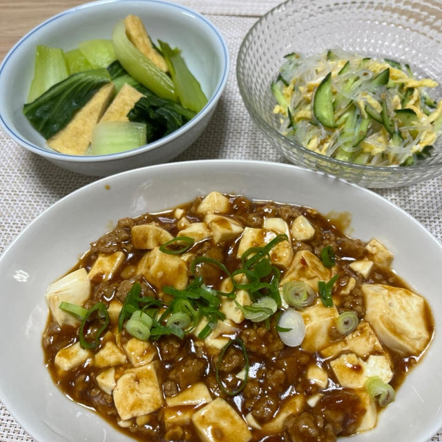 超時短メニューで麻婆豆腐