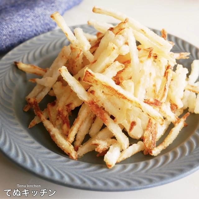 材料３つ！サックサクでマジやみつき！これ以上美味しいレンコンのレシピを知らない...！『フライドレンコン』の作り方