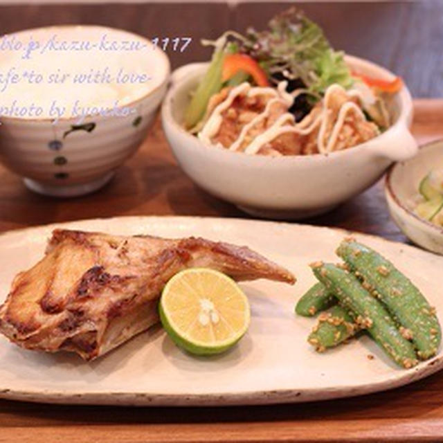 昼カフェ☆魚ご膳ランチ（簡略レシピ）かいおうさん☆