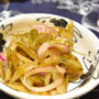 ごぼうと切り昆布の酢醤油和え。さっぱりヘルシーな箸休め。