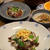 牛ごぼうと春野菜のちらし寿司風。晩ごはん。