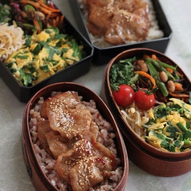 ゆいまーる ✿ 今日のbentoと昨日の晩ご飯♪