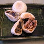 私の大好きな信州お焼き！！「芋がらの八丁味噌油炒めＤＥお焼き」　