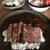 ステーキカレーライスの朝ごはん