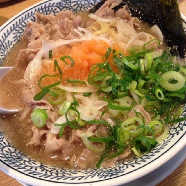 丸源ラーメン肉そば肉ダブル