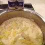 【レシピ】レンコンペペロンチーノと白菜の豆乳スープ
