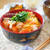 トマト入りとろとろ卵の親子丼しそ風味