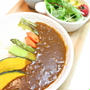 夏だ！スパイシーカレーで晩御飯　お昼はさっぱり　サラダ素麺