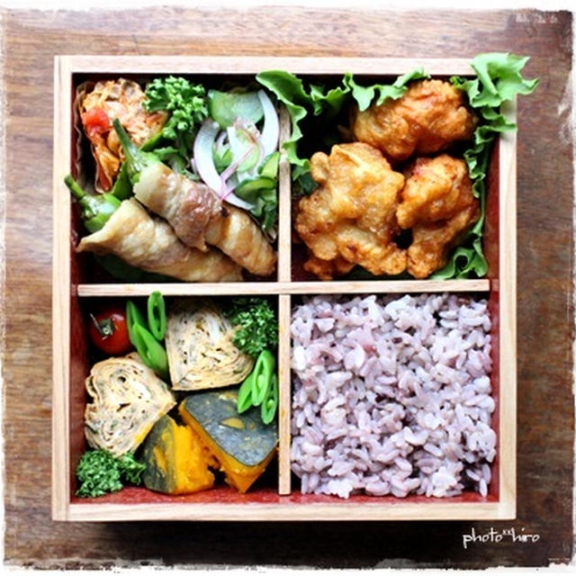 きっちりお重に☆お弁当。