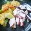 美肌を作るタコと野菜の辛子塩レモン酢味噌 by akina30さん
