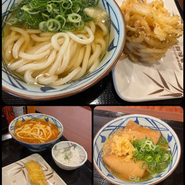 久々の丸亀製麺と酒の買い出し