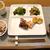 鶏肉の味噌漬け焼き＆ジャガイモ餅＆ホウレン草のゴマ和えの定食♪