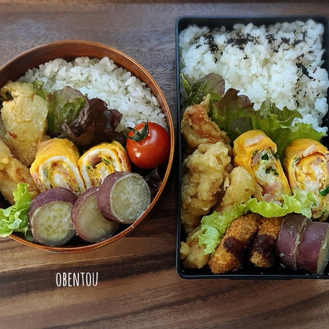 【とり天】本日のお弁当/無性に食べたくなったものと雪